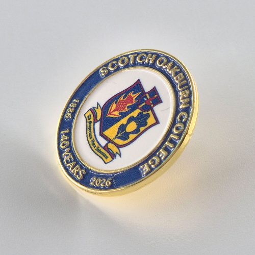 Alternative view of 140-Year Celebration Commemorative Pin